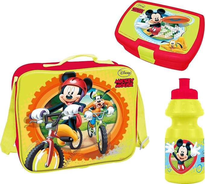 Mickey Mouse filled lunchbag